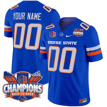 BSU 2024 Back To Back Champions Vapor Limited Custom Jersey - All Stitched