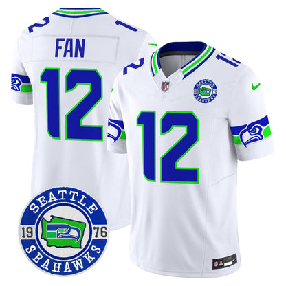 Men's Seahawks 2025 Seattle Est. 1976 Patch Vapor Limited Jersey - All Stitched