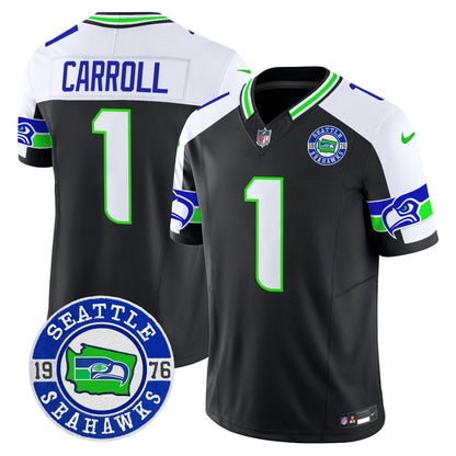 Men's Seahawks 2025 Seattle Est. 1976 Patch Vapor Limited Jersey - All Stitched