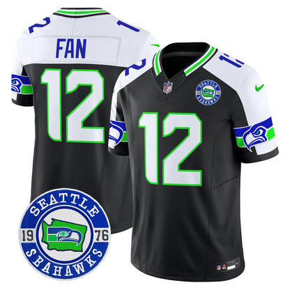 Men's Seahawks 2025 Seattle Est. 1976 Patch Vapor Limited Jersey - All Stitched