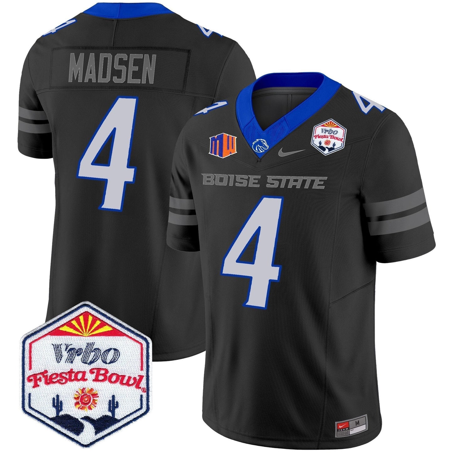 BSU 2025 The Fiesta Bowl Patch Vapor Limited Jersey - All Stitched