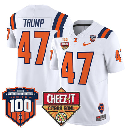 ILL 2025 Cheez-It Citrus Bowl Patch Vapor Limited Jersey - All Stitched
