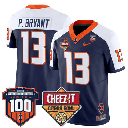 ILL 2025 Cheez-It Citrus Bowl Patch Vapor Limited Jersey - All Stitched