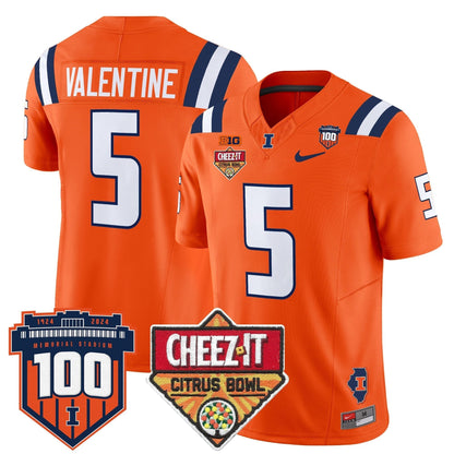 ILL 2025 Cheez-It Citrus Bowl Patch Vapor Limited Jersey - All Stitched