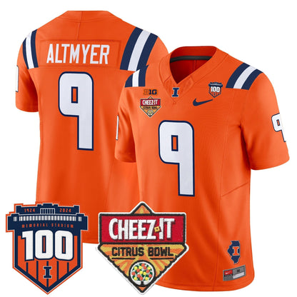 ILL 2025 Cheez-It Citrus Bowl Patch Vapor Limited Jersey - All Stitched