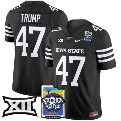 Iowa State Cyclones 2025 PopTarts Bowl Patch Vapor Limited Jersey - All Stitched