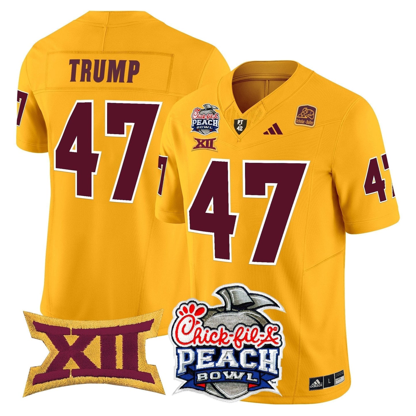ASU 2025 Peach Bowl Vapor Limited Jersey - All Stitched
