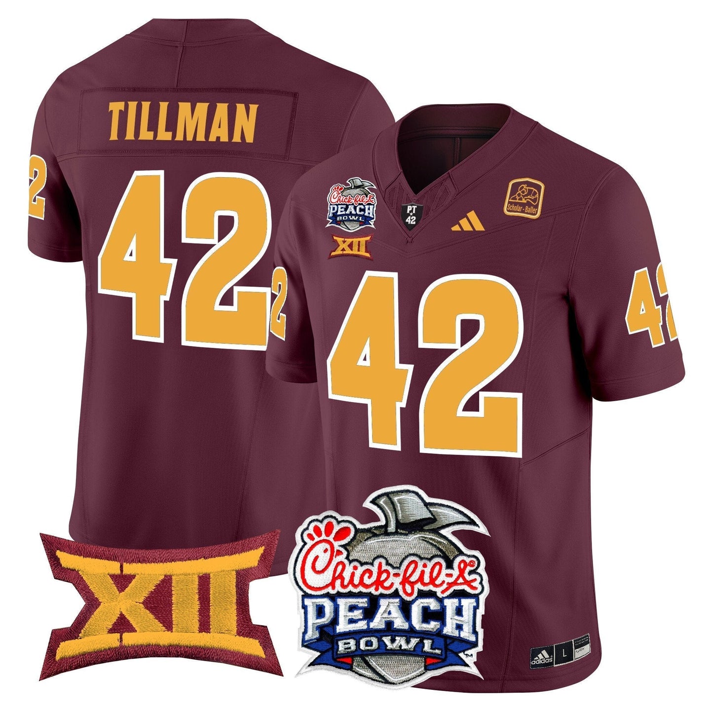 ASU 2025 Peach Bowl Vapor Limited Jersey - All Stitched