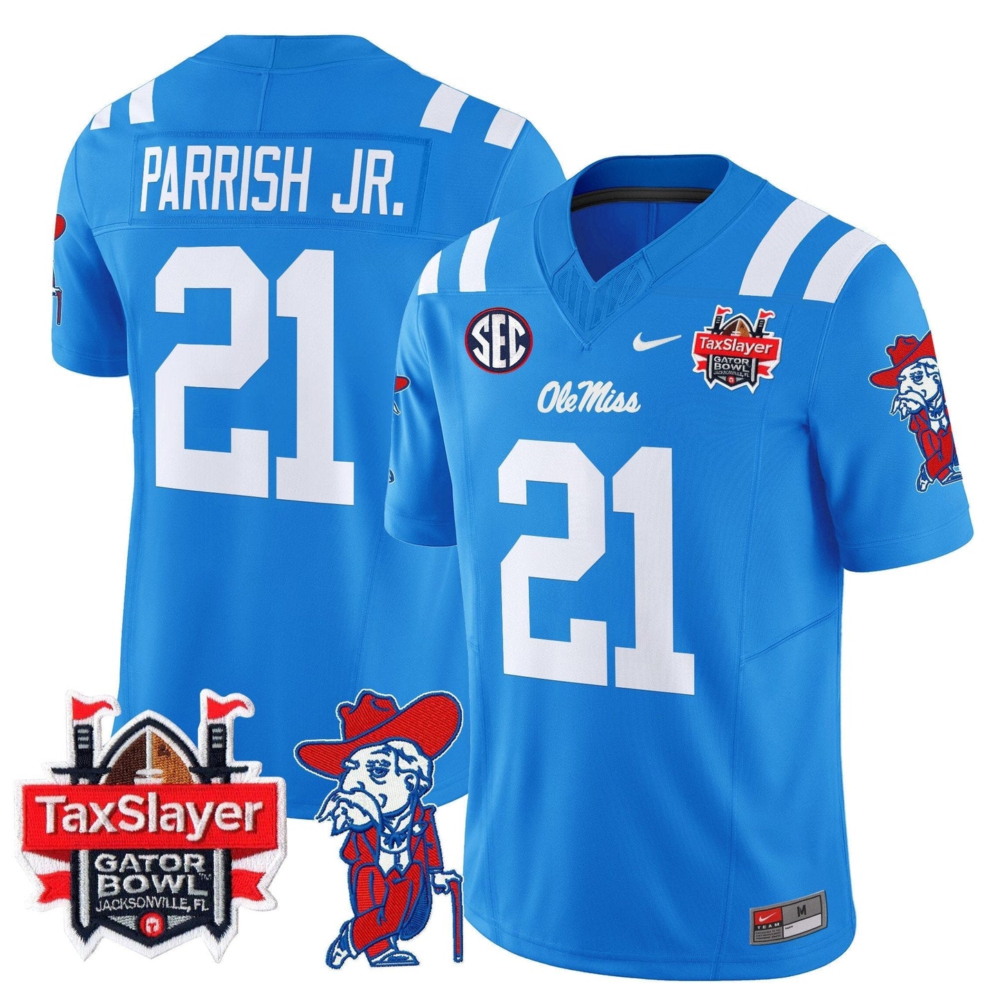 OMR 2025 Gator Bowl Patch Vapor Limited Jersey - All Stitched