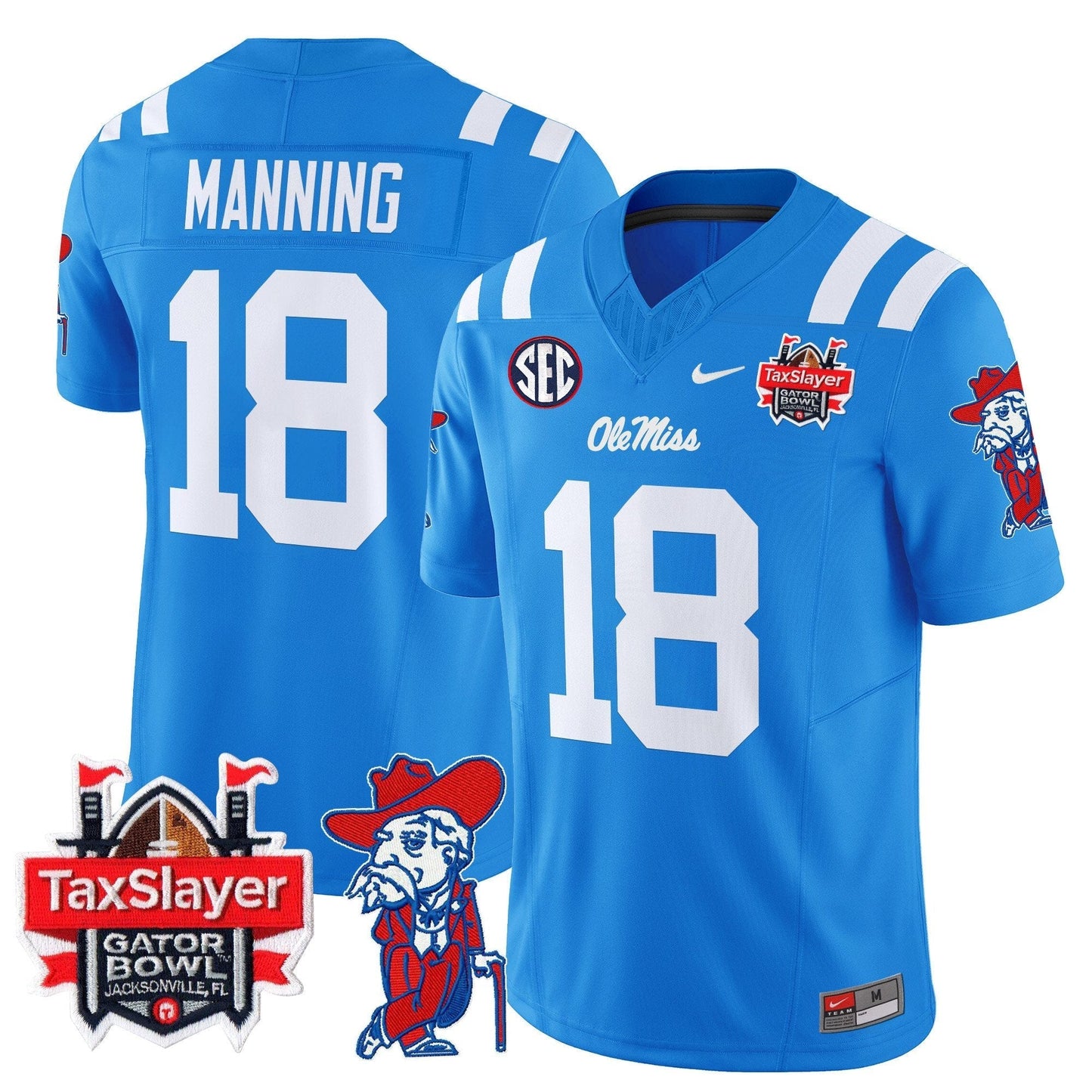 OMR 2025 Gator Bowl Patch Vapor Limited Jersey - All Stitched