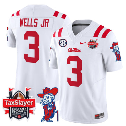OMR 2025 Gator Bowl Patch Vapor Limited Jersey - All Stitched