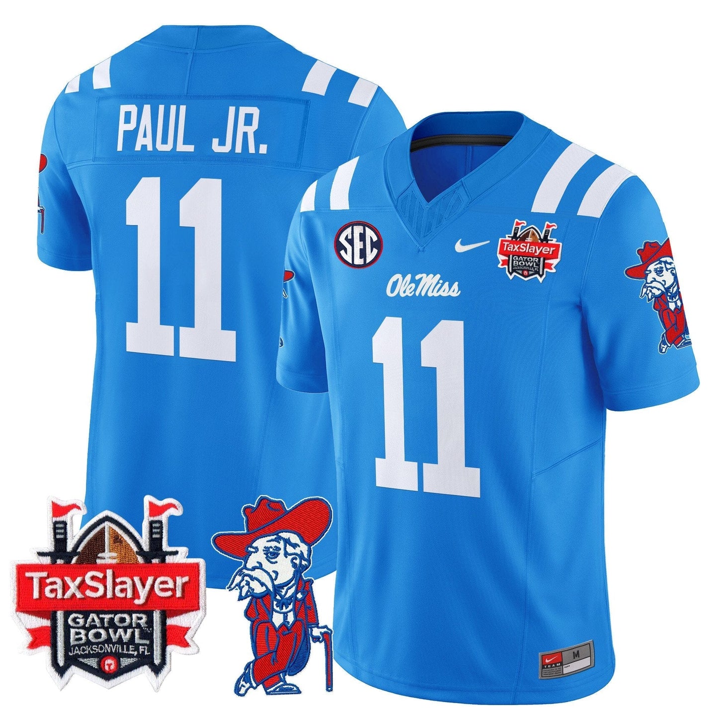 OMR 2025 Gator Bowl Patch Vapor Limited Jersey - All Stitched