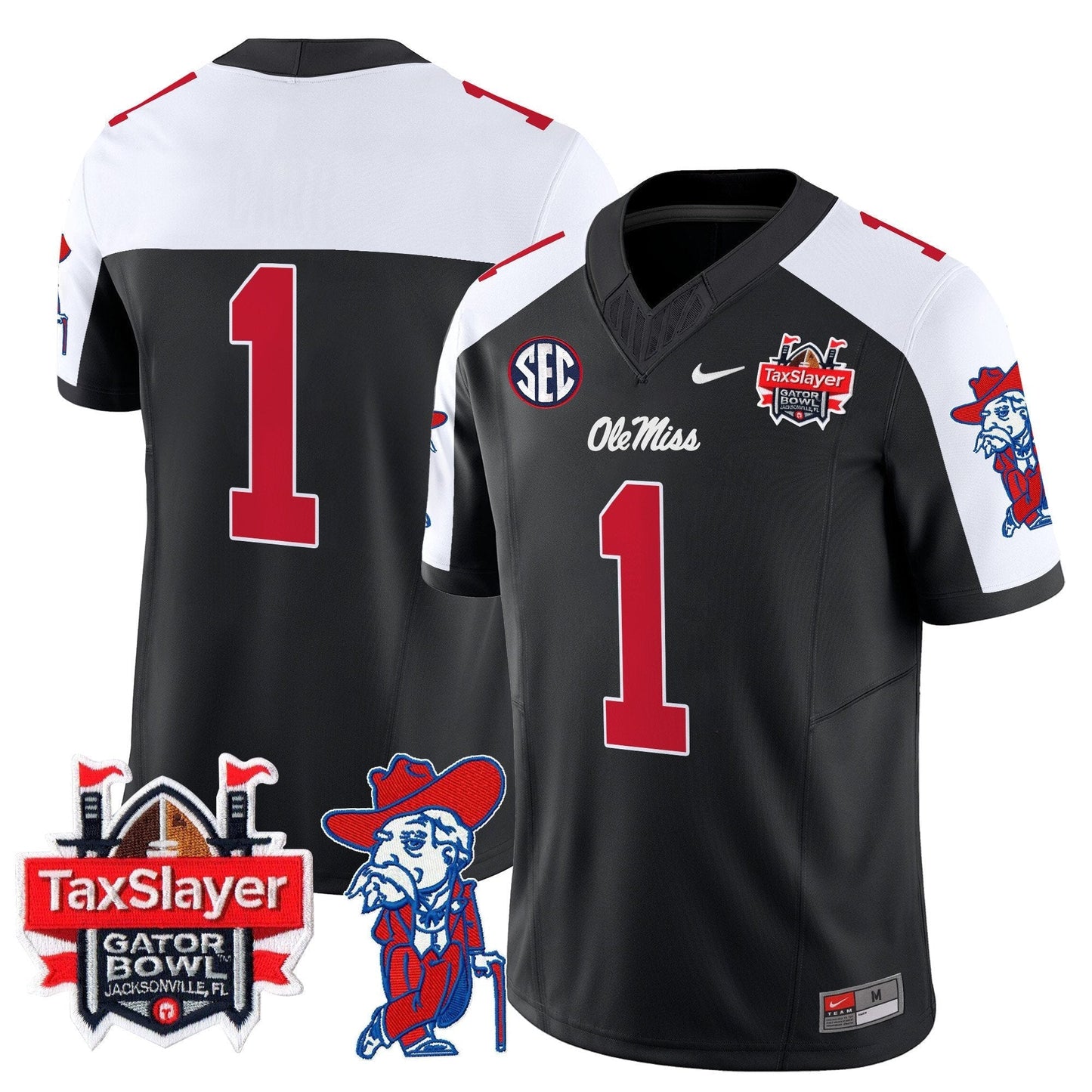 OMR 2025 Gator Bowl Patch Vapor Limited Jersey - All Stitched