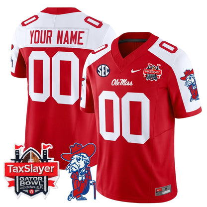 OMR 2025 Gator Bowl Patch Vapor Limited Custom Jersey - All Stitched