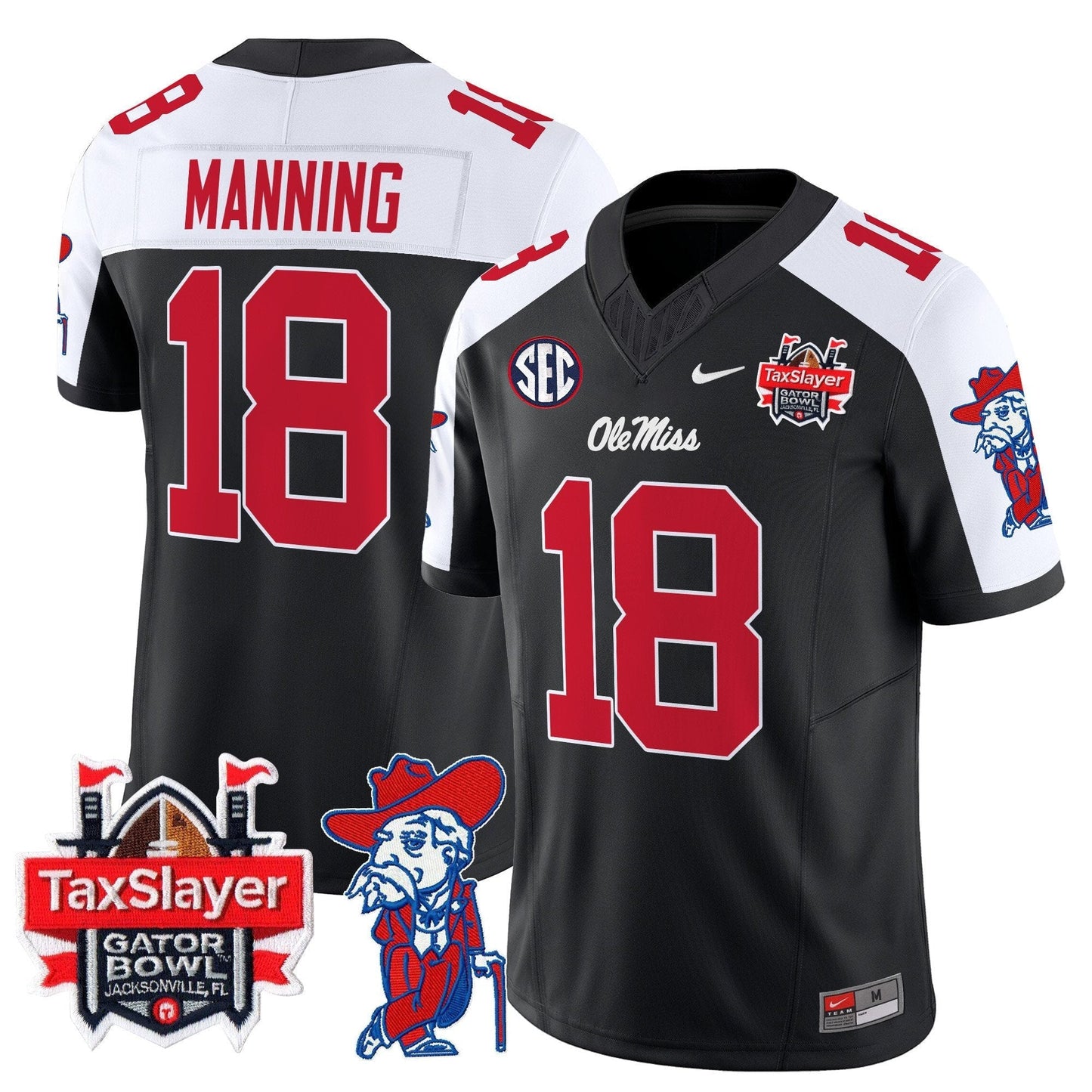 OMR 2025 Gator Bowl Patch Vapor Limited Jersey - All Stitched