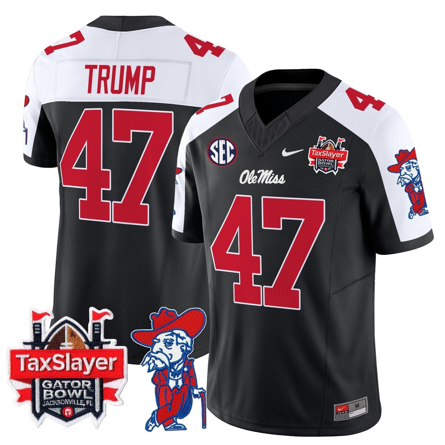 OMR 2025 Gator Bowl Patch Vapor Limited Jersey - All Stitched