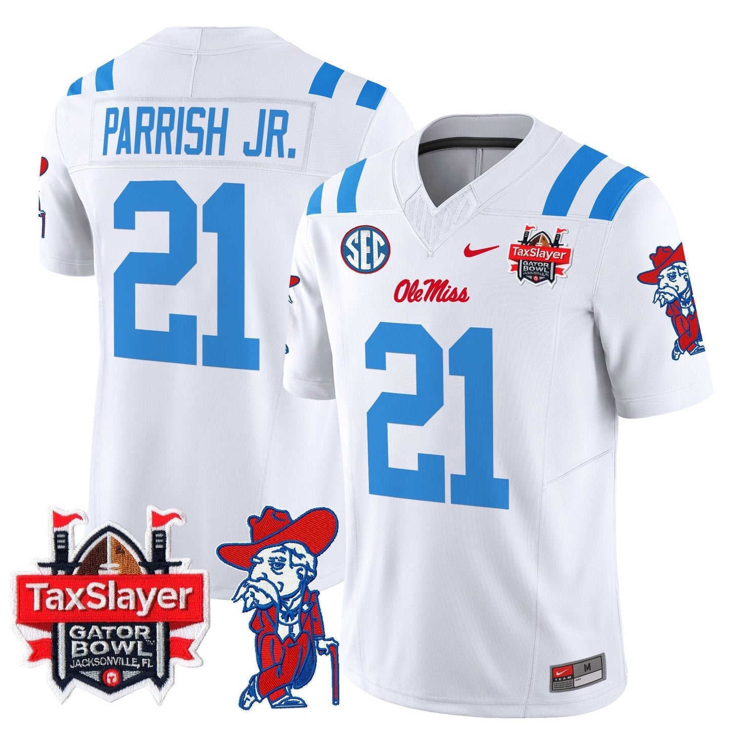 OMR 2025 Gator Bowl Patch Vapor Limited Jersey - All Stitched