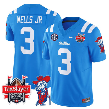 OMR 2025 Gator Bowl Patch Vapor Limited Jersey - All Stitched