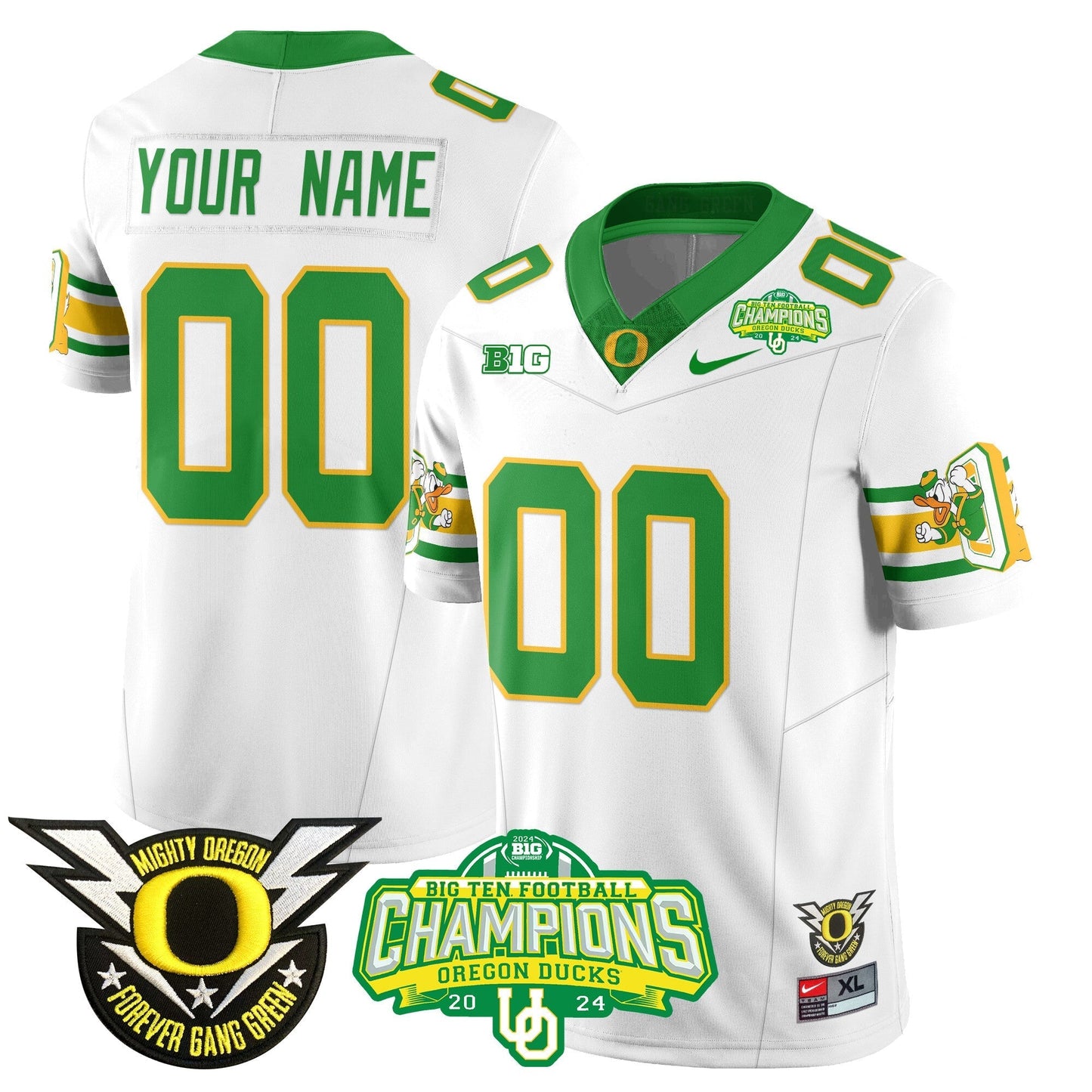 Custom Gender/Size ORE 2024 Big Ten Champions Jersey - All Stitched