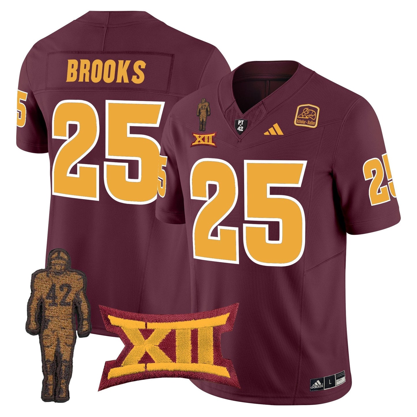ASU Pat Tillman Honoring Patch Vapor Limited Jersey - All Stitched
