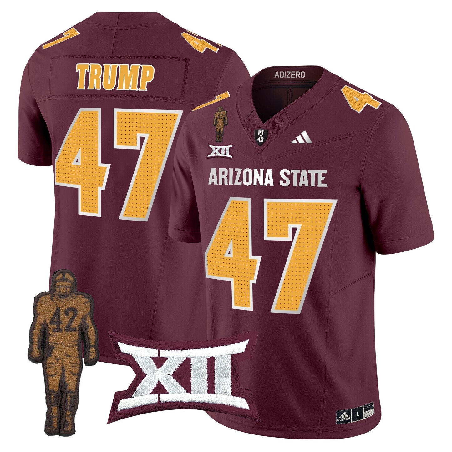 ASU 2025 Pat Tillman Honoring Patch Vapor Limited Jersey V2 - All Stitched