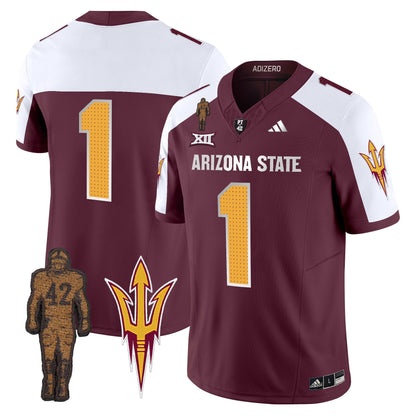 ASU 2025 Pat Tillman Honoring Patch Vapor Limited Jersey V2 - All Stitched