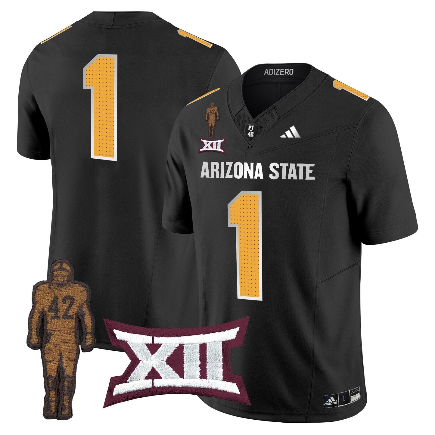 ASU 2025 Pat Tillman Honoring Patch Vapor Limited Jersey V2 - All Stitched