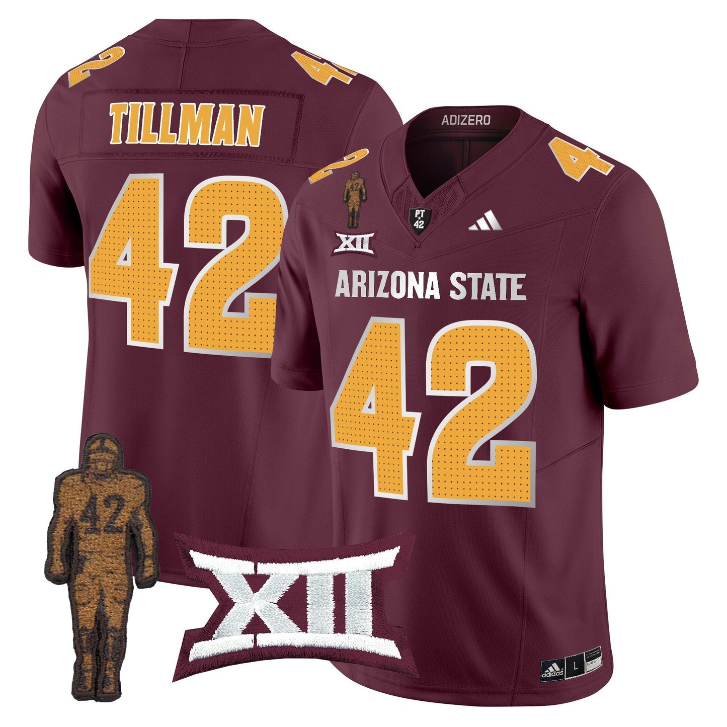 ASU 2025 Pat Tillman Honoring Patch Vapor Limited Jersey V2 - All Stitched
