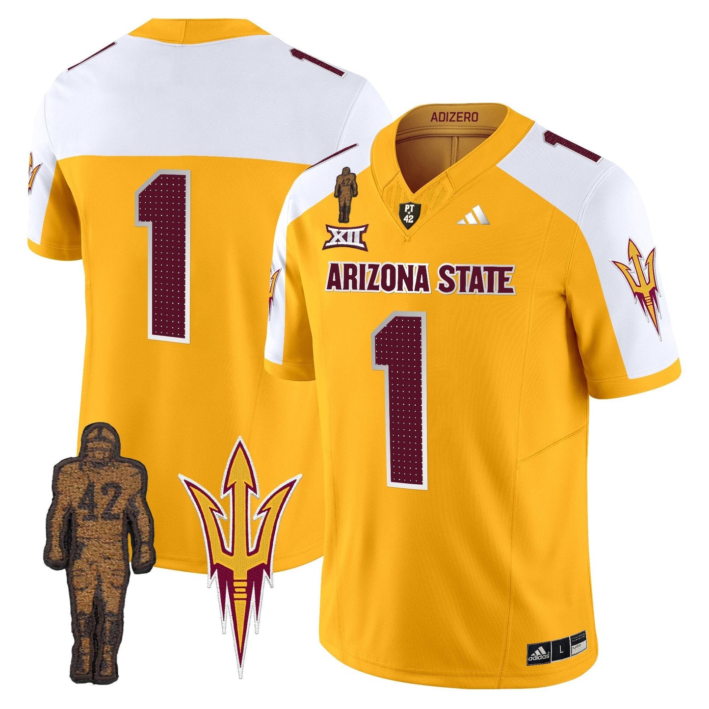 ASU 2025 Pat Tillman Honoring Patch Vapor Limited Jersey V2 - All Stitched