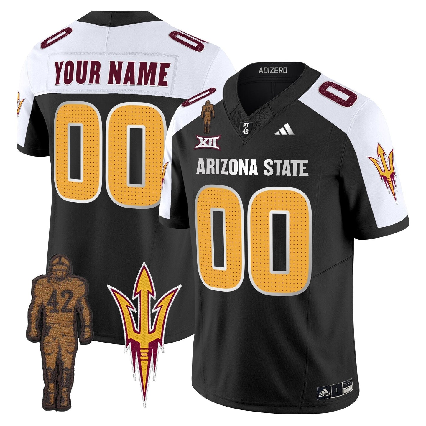 ASU 2025 Pat Tillman Honoring Patch Vapor Limited Custom Jersey V2 - All Stitched