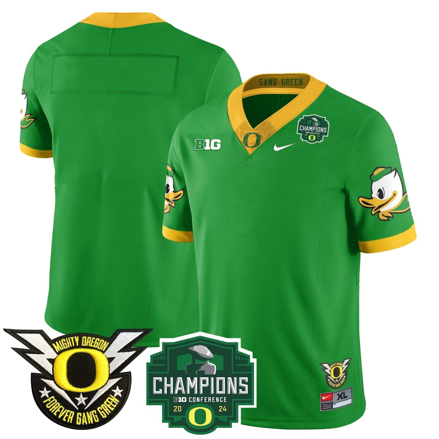 ORE 2024 Big Ten Champions Jersey - All Stitched
