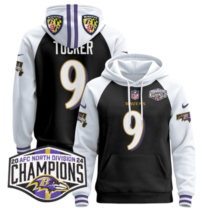 BAL 2024 AFC North Division Champions Patch Pullover Hoodie V2 - All Stitched