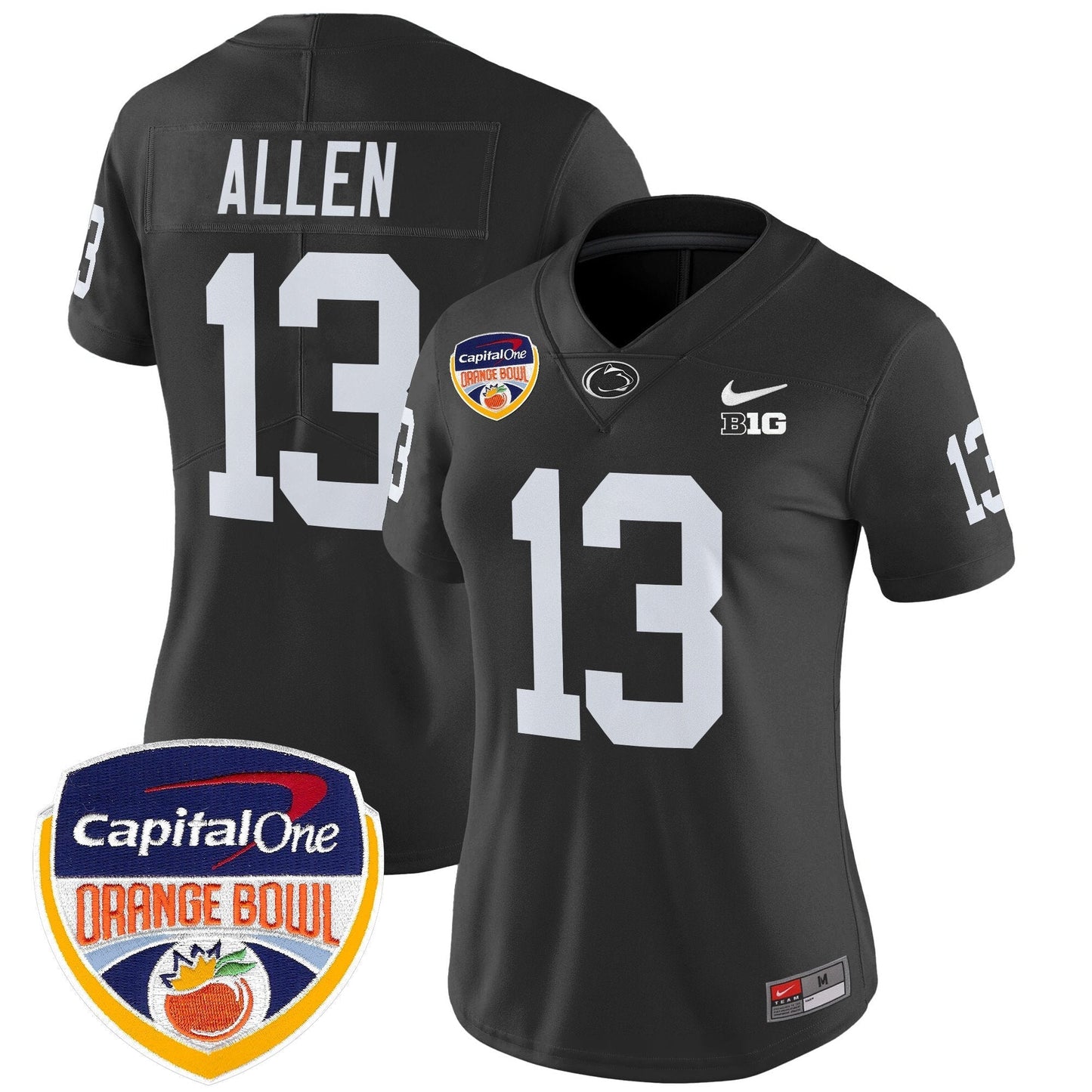 Women's PSU Orange Bowl Patch Vapor Limited Jersey V2 - All Stitched