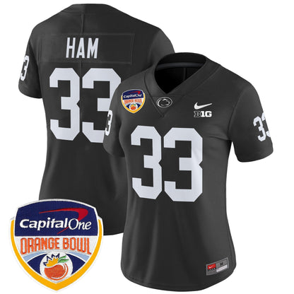 Women's PSU Orange Bowl Patch Vapor Limited Jersey V2 - All Stitched