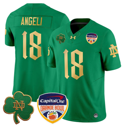 ND 2024 Orange Bowl Patch Vapor Limited Jersey V2 - All Stitched