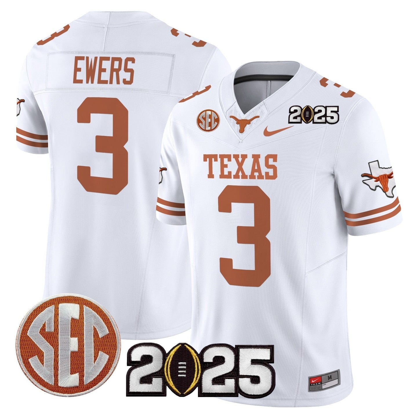 TEX 2025 CFP Final Patch Vapor Limited Jersey - All Stitched