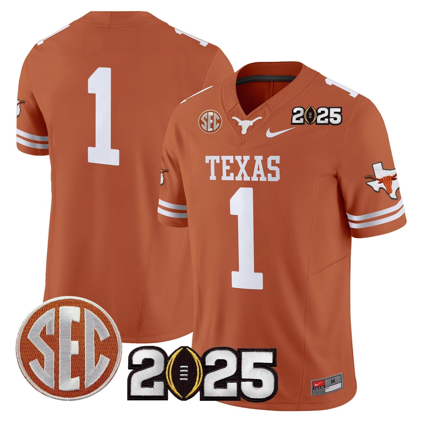 TEX 2025 CFP Final Patch Vapor Limited Jersey - All Stitched