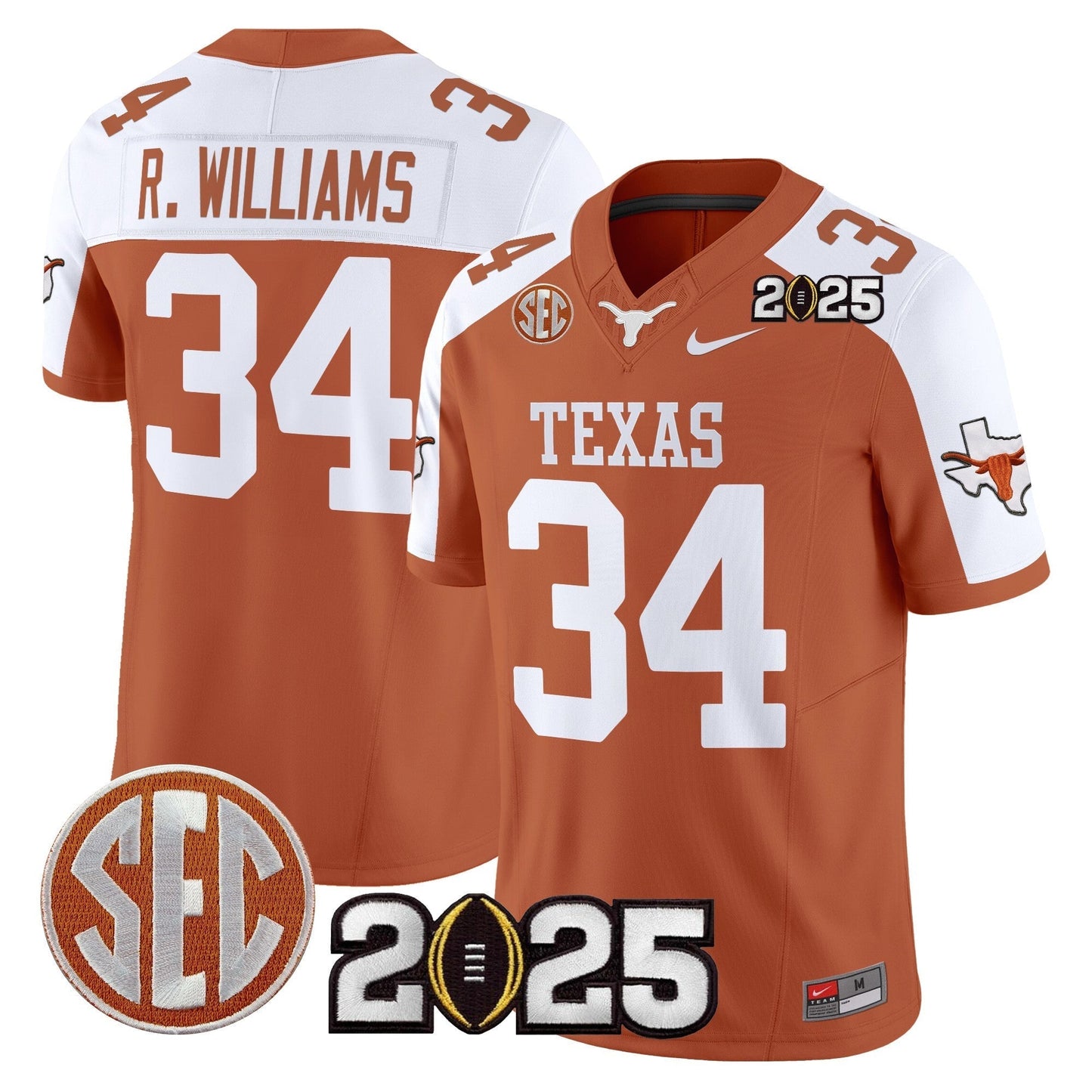 TEX 2025 CFP Final Patch Vapor Limited Jersey - All Stitched