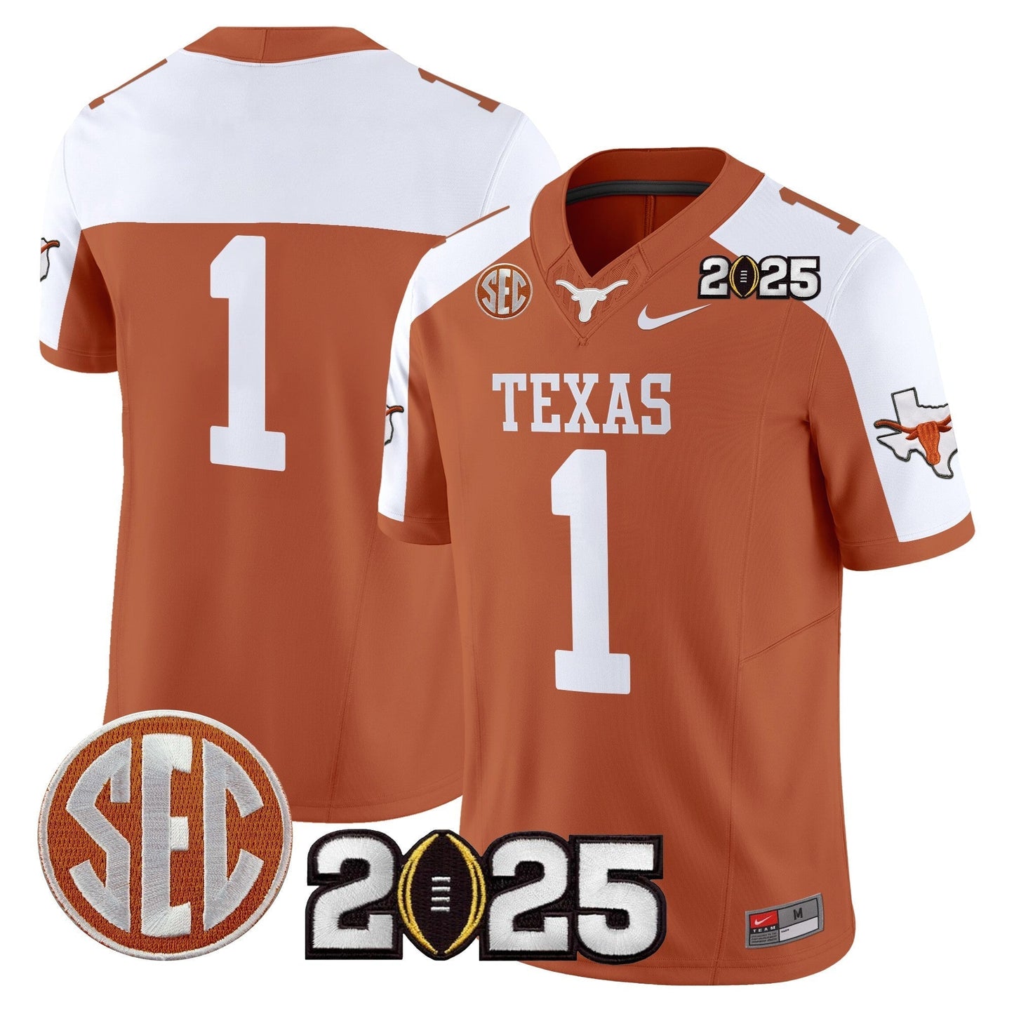 TEX 2025 CFP Final Patch Vapor Limited Jersey - All Stitched