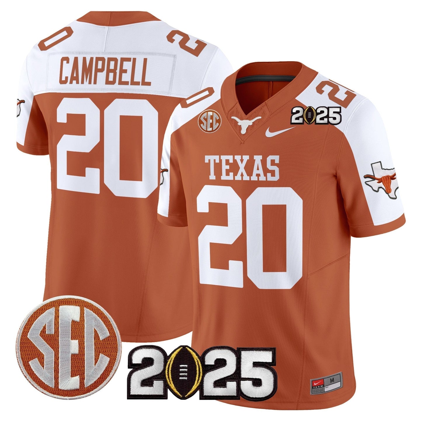 TEX 2025 CFP Final Patch Vapor Limited Jersey - All Stitched
