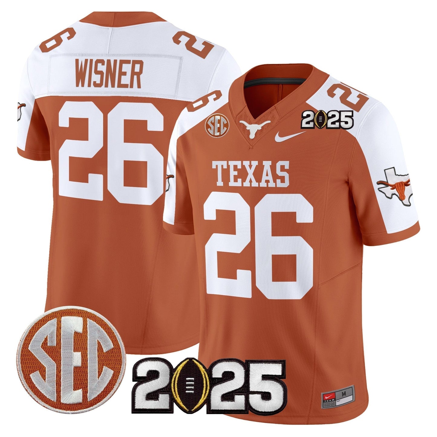 TEX 2025 CFP Final Patch Vapor Limited Jersey - All Stitched