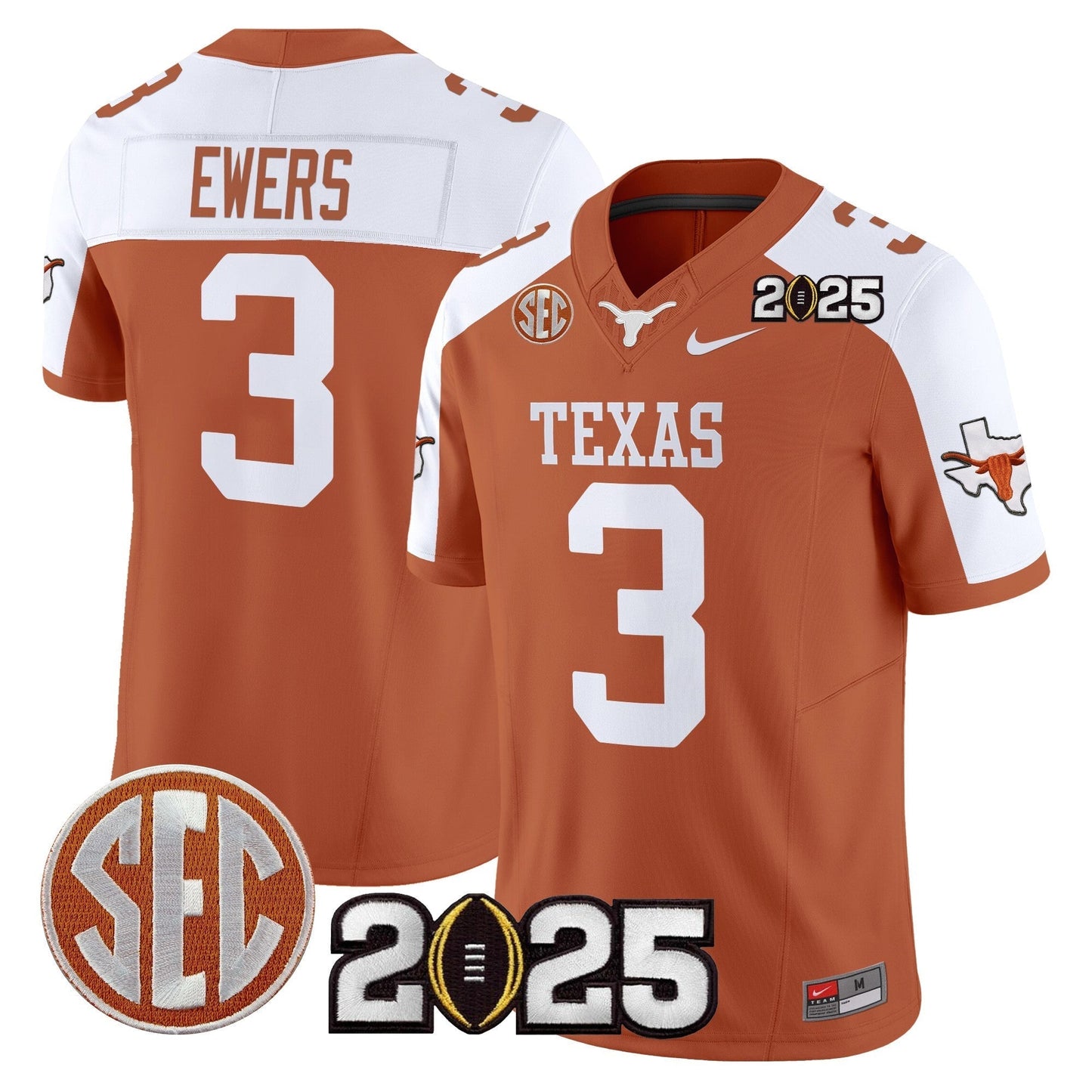 TEX 2025 CFP Final Patch Vapor Limited Jersey - All Stitched