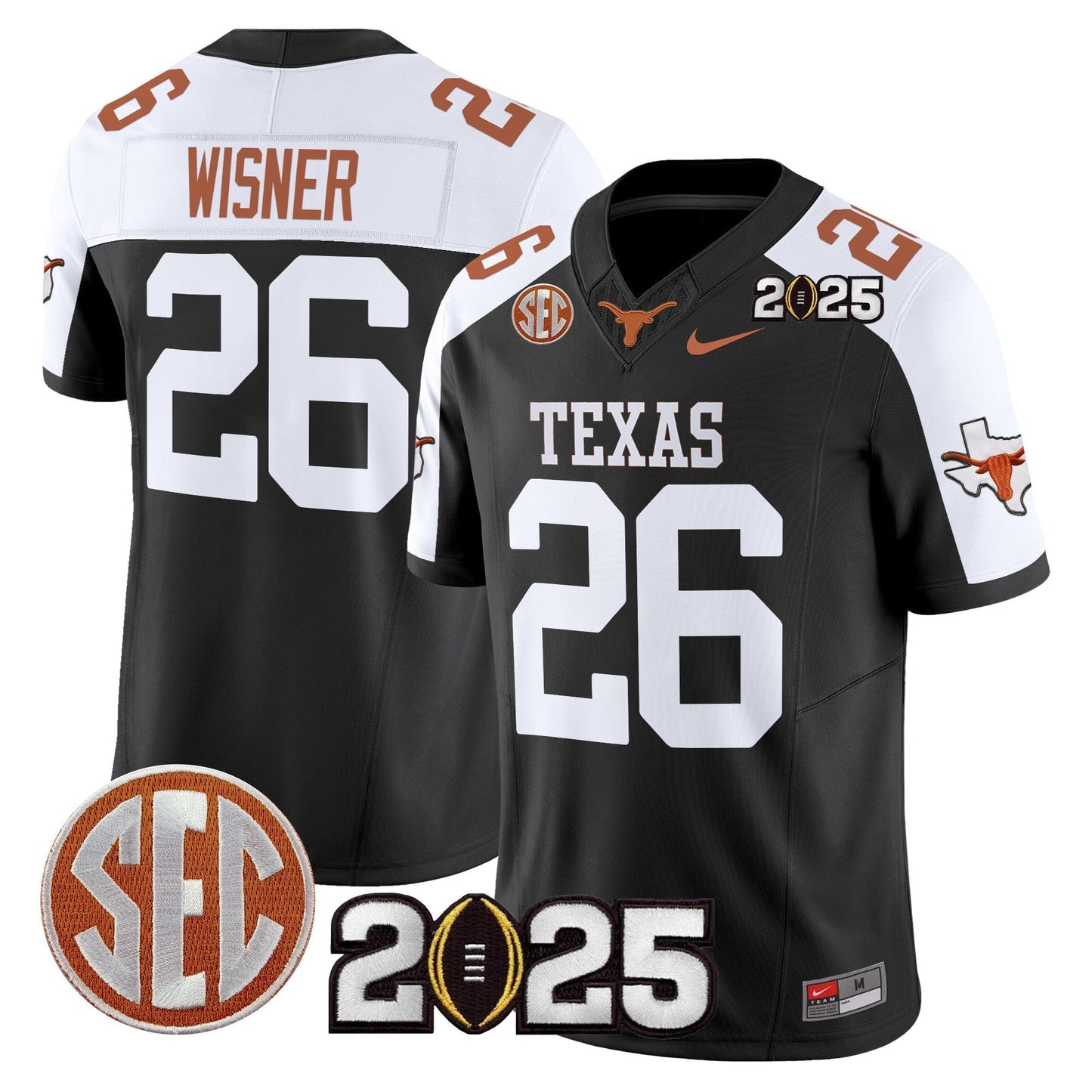 TEX 2025 CFP Final Patch Vapor Limited Jersey - All Stitched