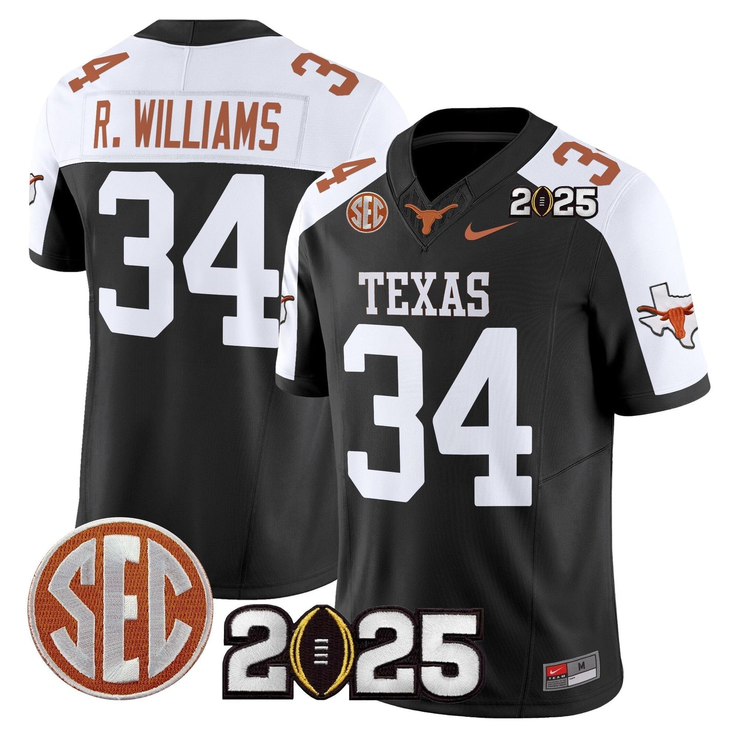 TEX 2025 CFP Final Patch Vapor Limited Jersey - All Stitched