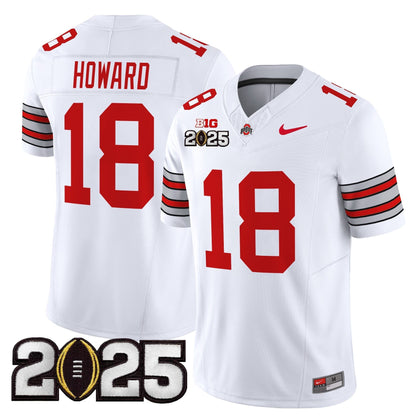 OSU 'Heritage Stripe' 2025 CFP Final Patch Vapor Limited Jersey - All Stitched