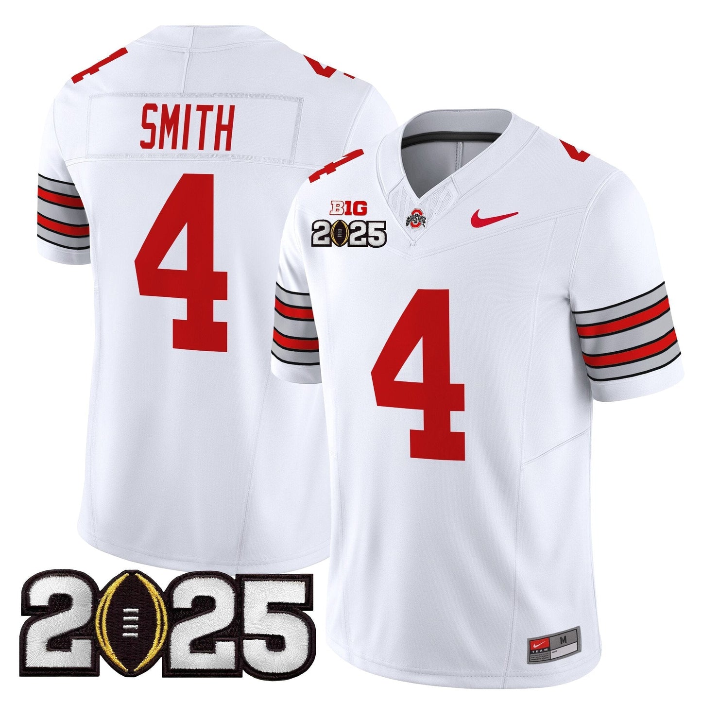 OSU 'Heritage Stripe' 2025 CFP Final Patch Vapor Limited Jersey - All Stitched