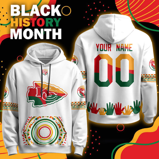 Custom KC Black History Month Limited Hoodie - Printed