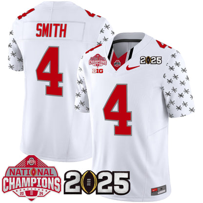 Ohio State Buckeyes National Champions Patch Vapor Limited Jersey - Stitched