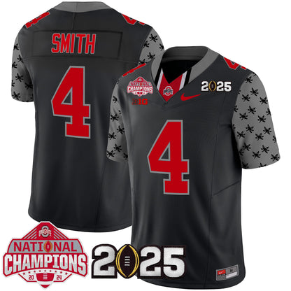 Ohio State Buckeyes National Champions Patch Vapor Limited Jersey - Stitched