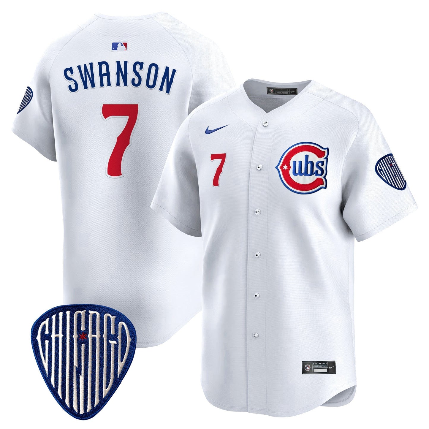 CHC Blue Alternate Vapor Premier Limited Jersey - All Stitched